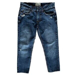 Aeropostale Jeans Rivington Skinny Medium Wash Distressed Sz 27/28